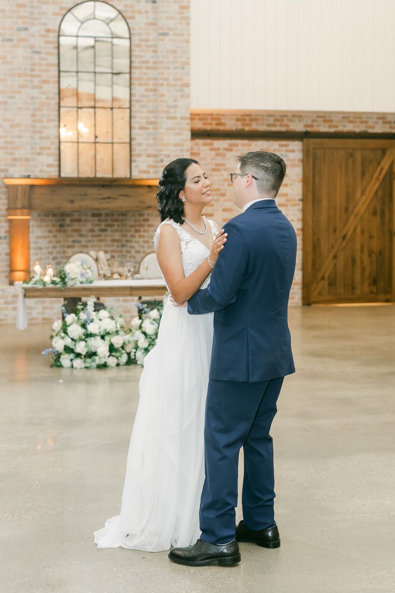 first dance at texas wedding reception