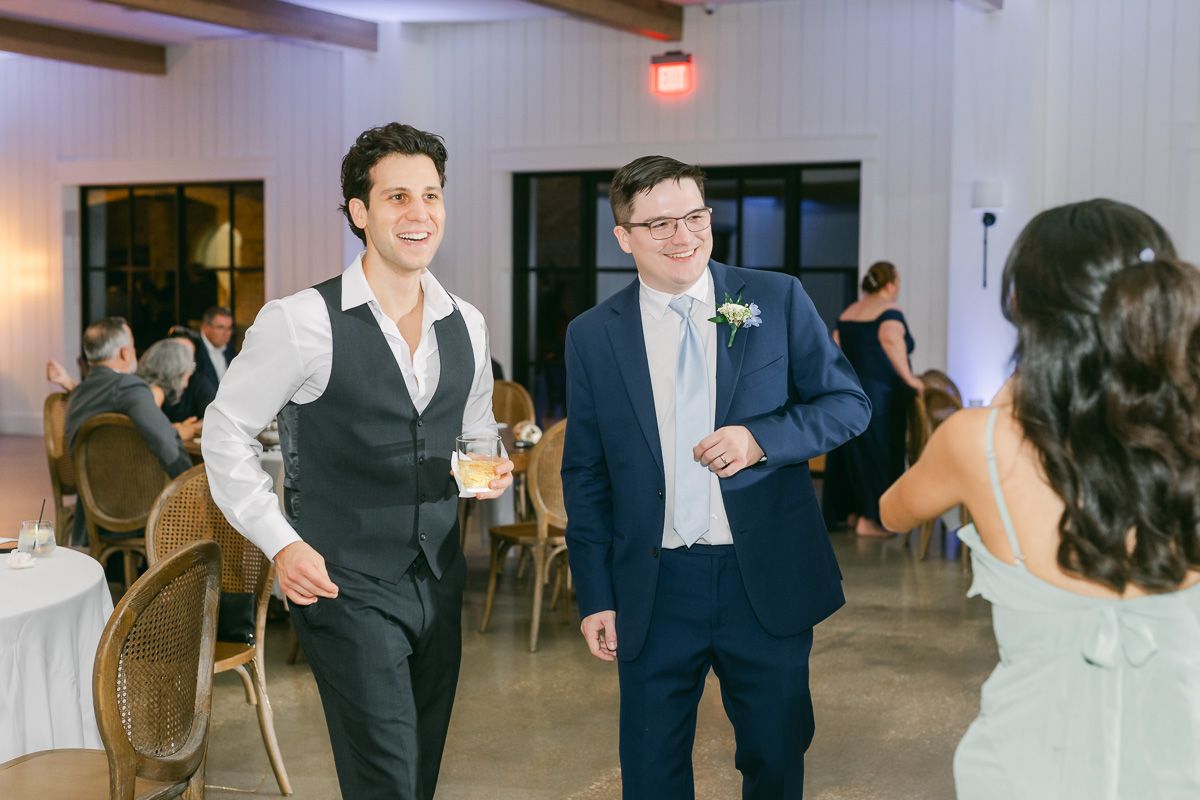 dancing at Magnolia, Tx wedding reception