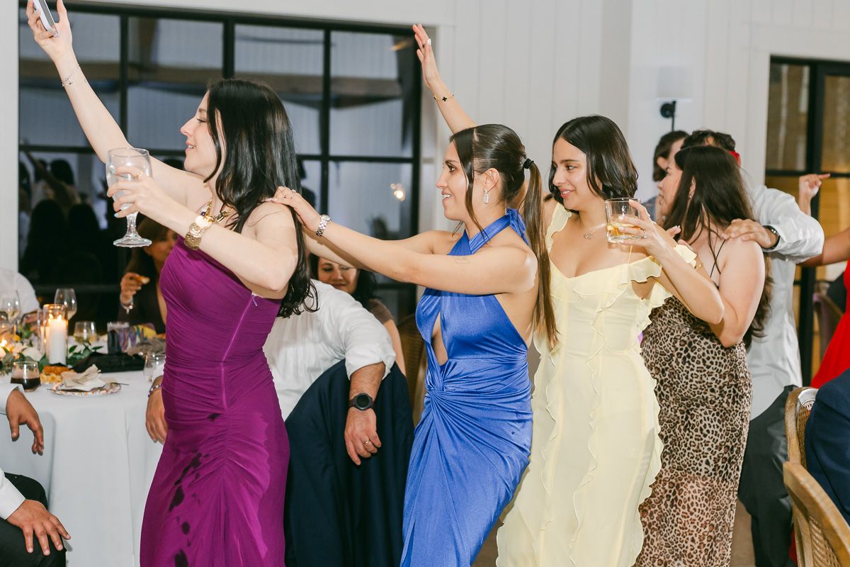 dancing at Magnolia, Tx wedding reception