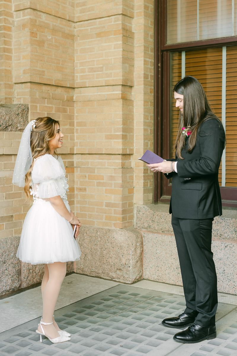 1910 Harris County Courthouse wedding ceremony