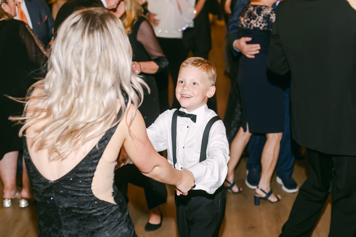 reception dancing at wedding in Richmond, Tx