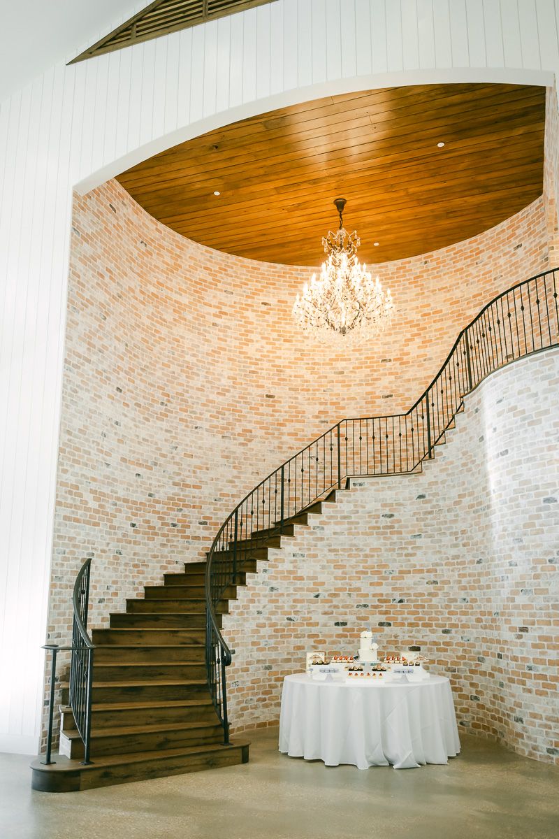 Grand staircase at The Blue Magnolia