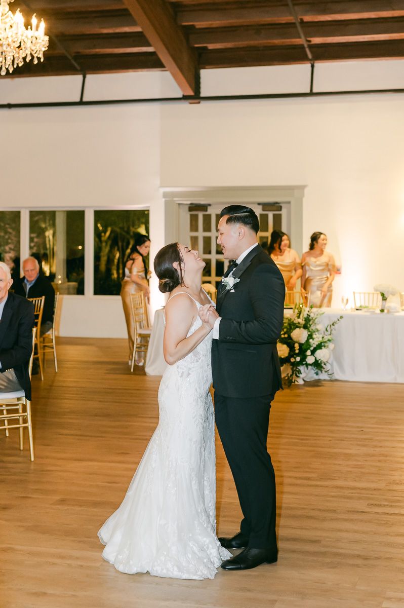 first dance at Briscoe Manor wedding