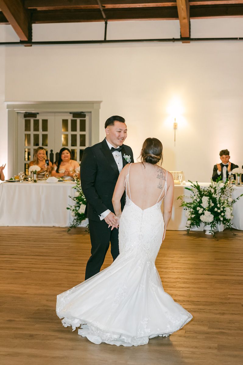 first dance at Briscoe Manor wedding