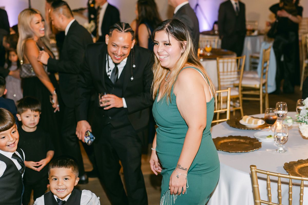 wedding reception dancing