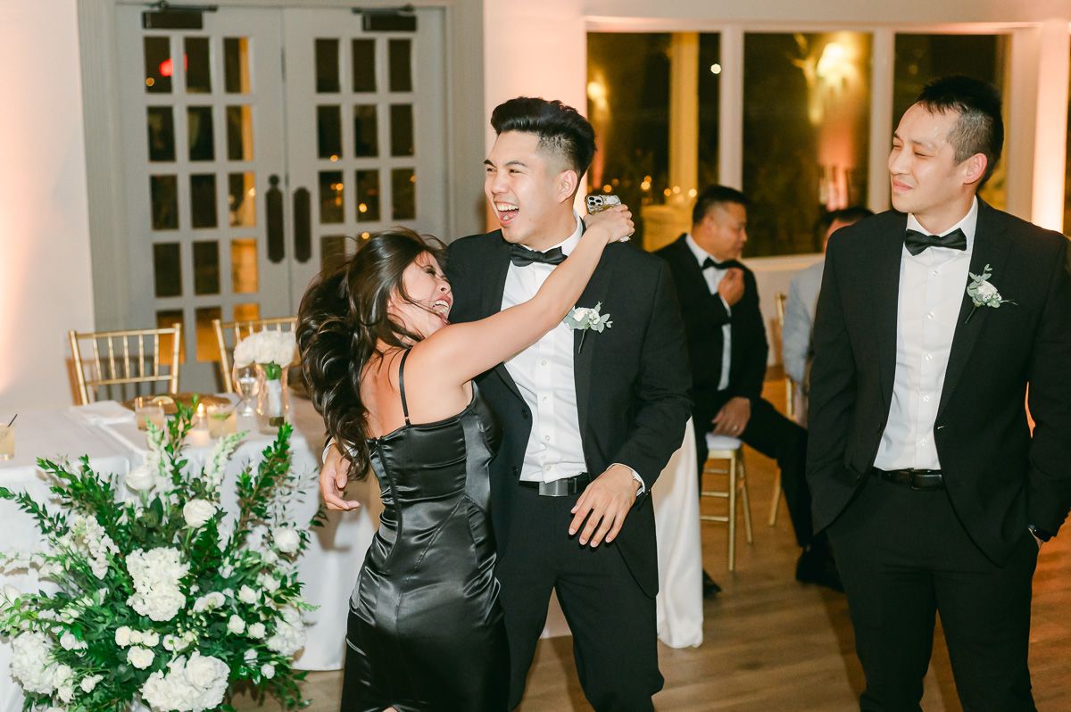 wedding reception dancing